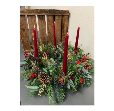 Woodland Wreath Table Centrepiece