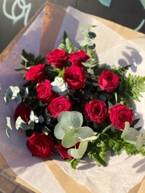 Red Rose Handtied