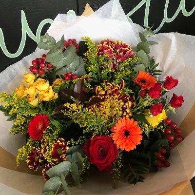 Autumn Blooms Handtied