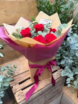 A 6 Red Rose Bouquet